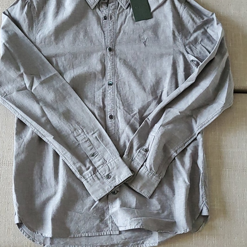 Mens Large All Saints Tulare button down